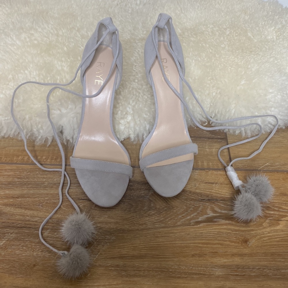 Raye Bryce Lace Up Pom‎ Heel - Picture 2 of 7